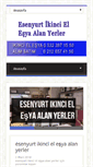 Mobile Screenshot of ikincielesyaesenyurt.com